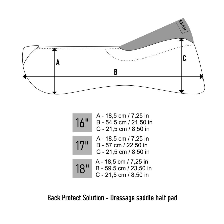 WINDEREN Sattelpad, Dressur, Comfort