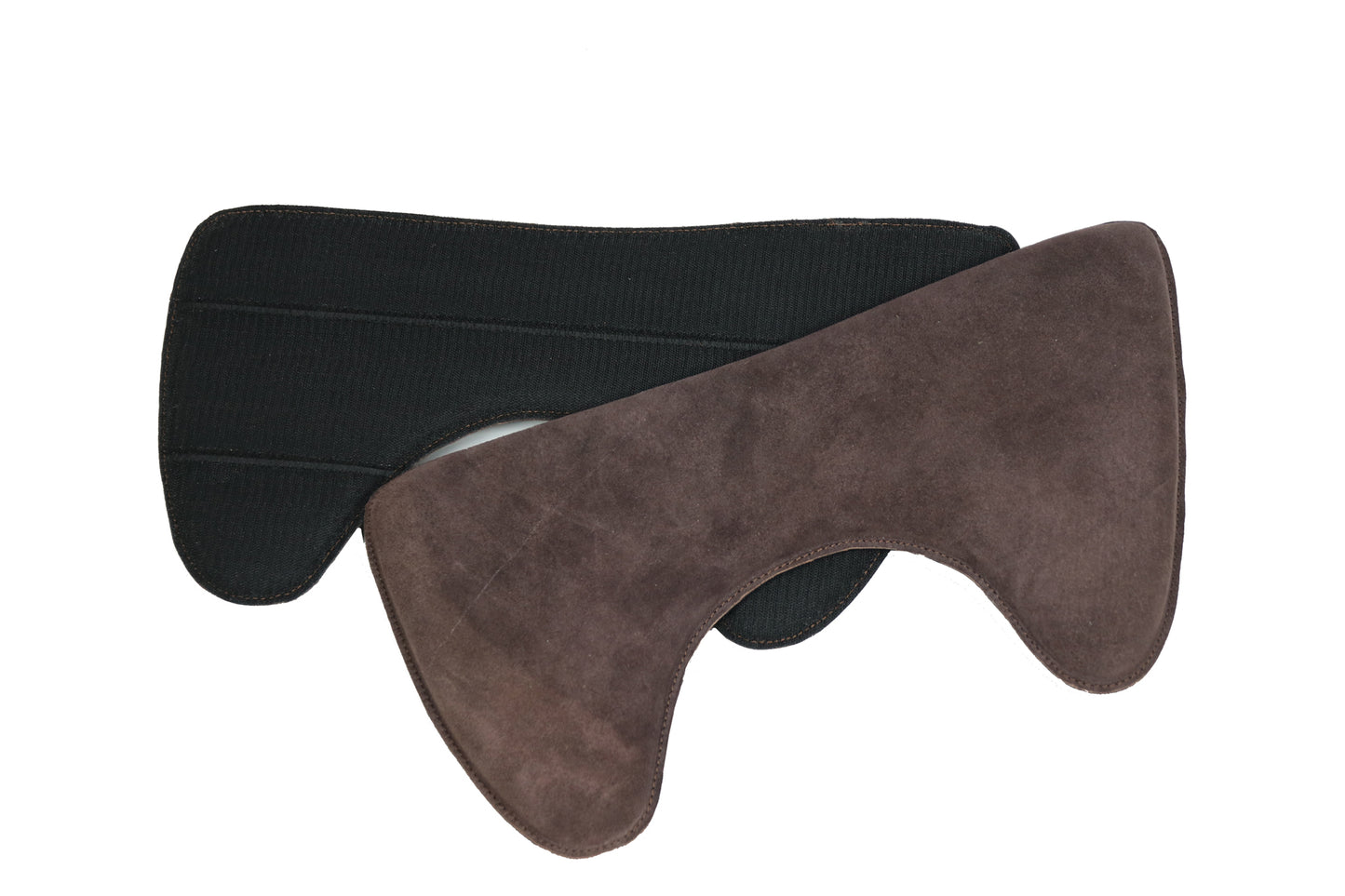 Sattelglück Reitpad mit Klettkissen, braun
