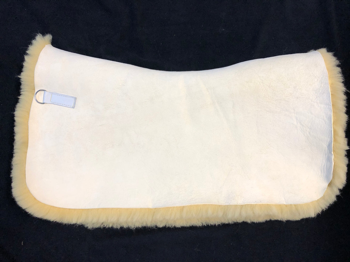 Schabracke ALINA mit Silberlitze und Borte Schwarz extra anatomischen Schnitt