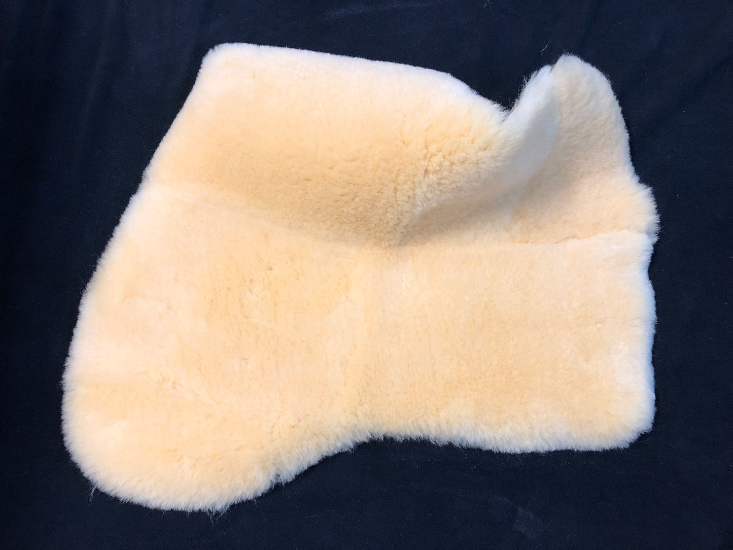 Schabracke ALINA mit Silberlitze und Borte Braun extra anatomischen Schnitt