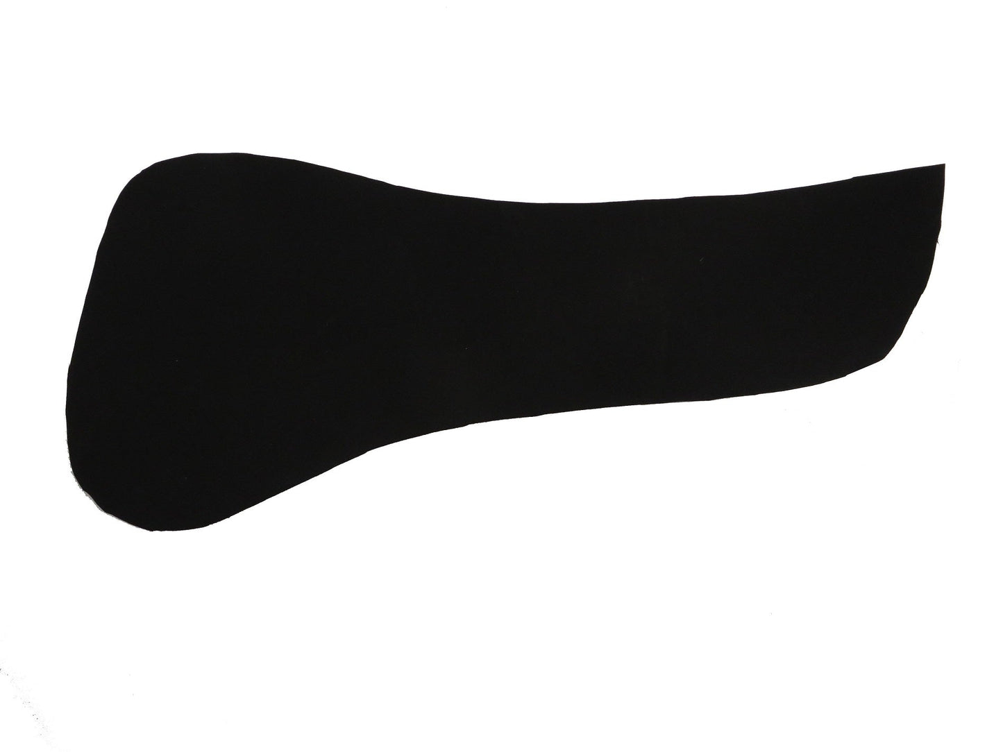 Satteldecke JULE mit Silberlitze in Schwarz mit Moosgummi Taschen