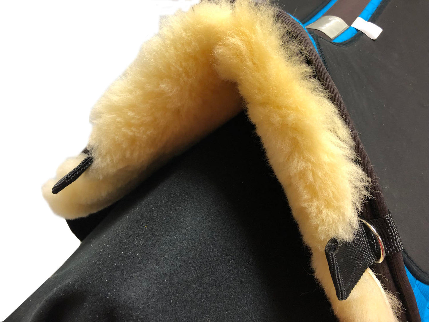 Lammfell Satteldecken-Unterlage, für baumlose- und Fellsättel