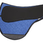 Satteldecke Royalblau mit Moosgummitaschen, für Barefoot