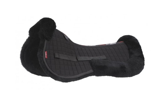 Merino Lammfell Pad schwarz