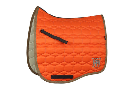 Eurofit Schabracke Dressur Gr. L Orange, ohne Lammfell