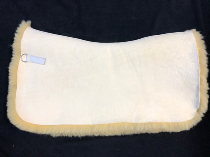 Schabracke mit edler Borte in Braun, 57 cm