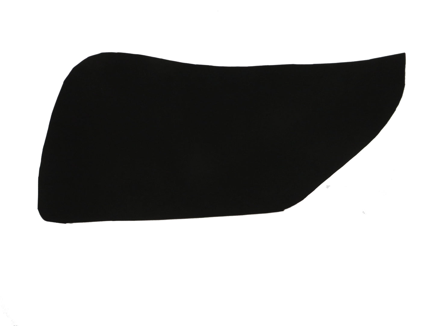 Barock Schabracke polsterbar mit zwei Kordeln in Schwarz